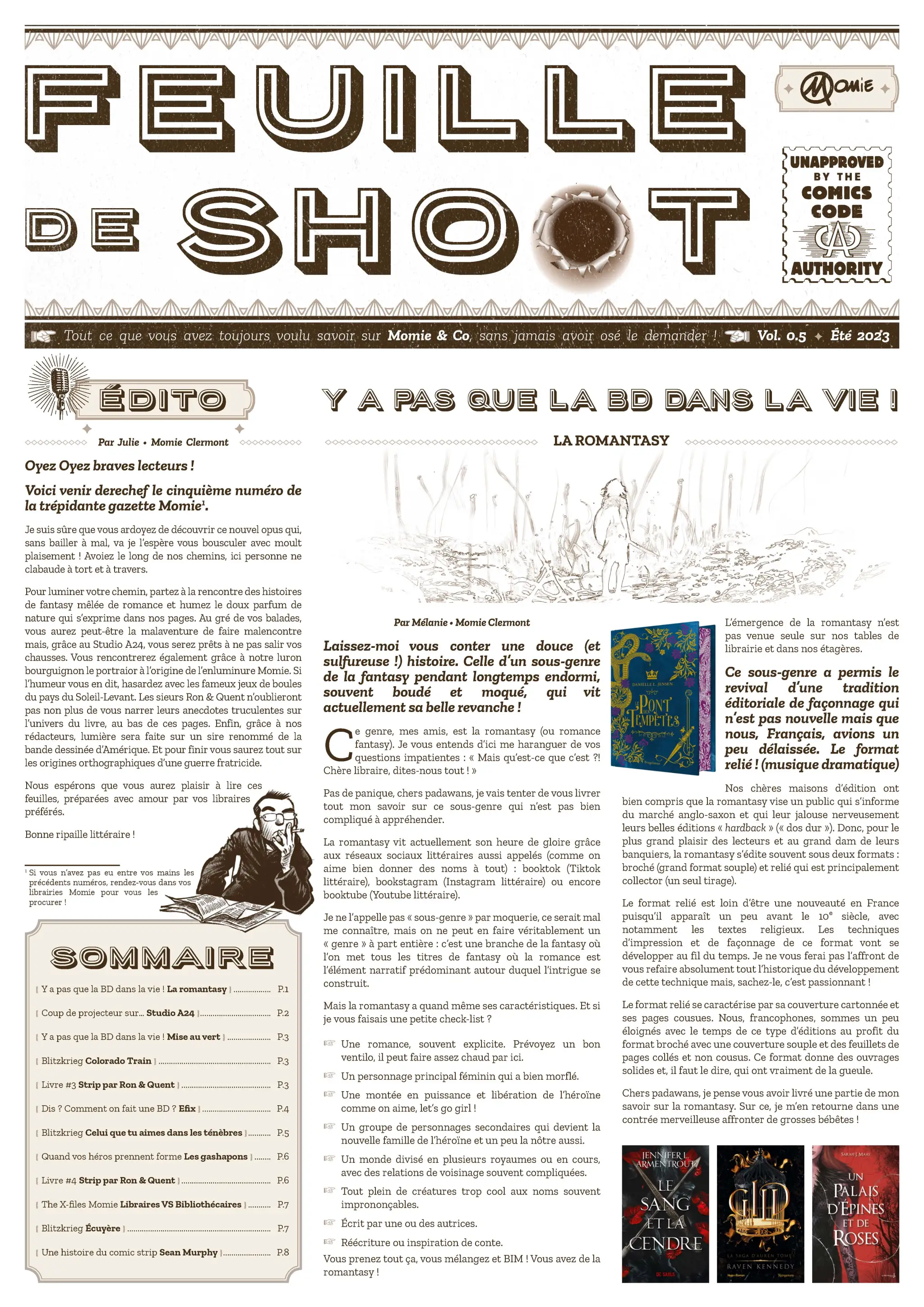 Feuille de shoot #5 – été 2023