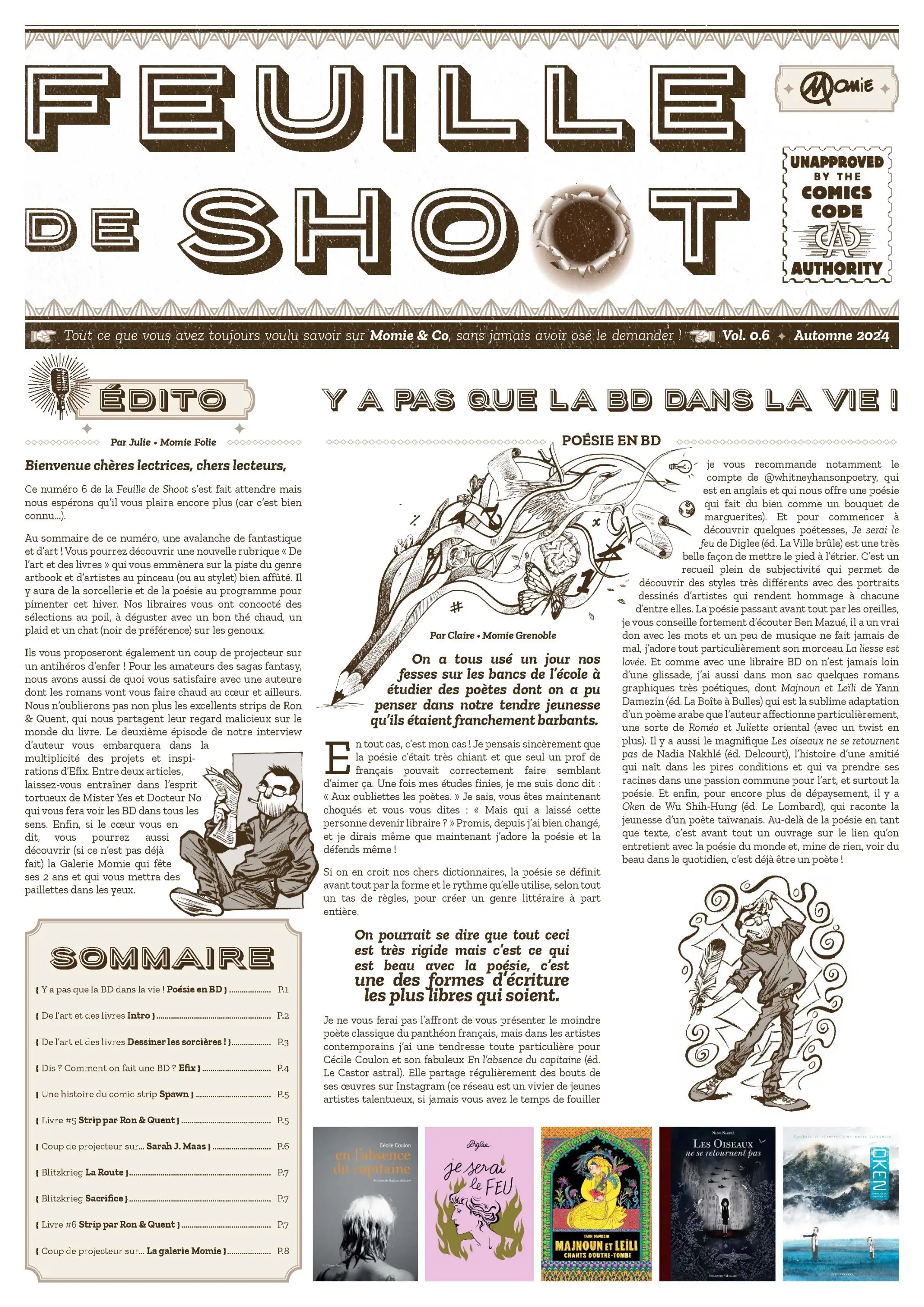 Feuille de shoot #6 – automne 2024