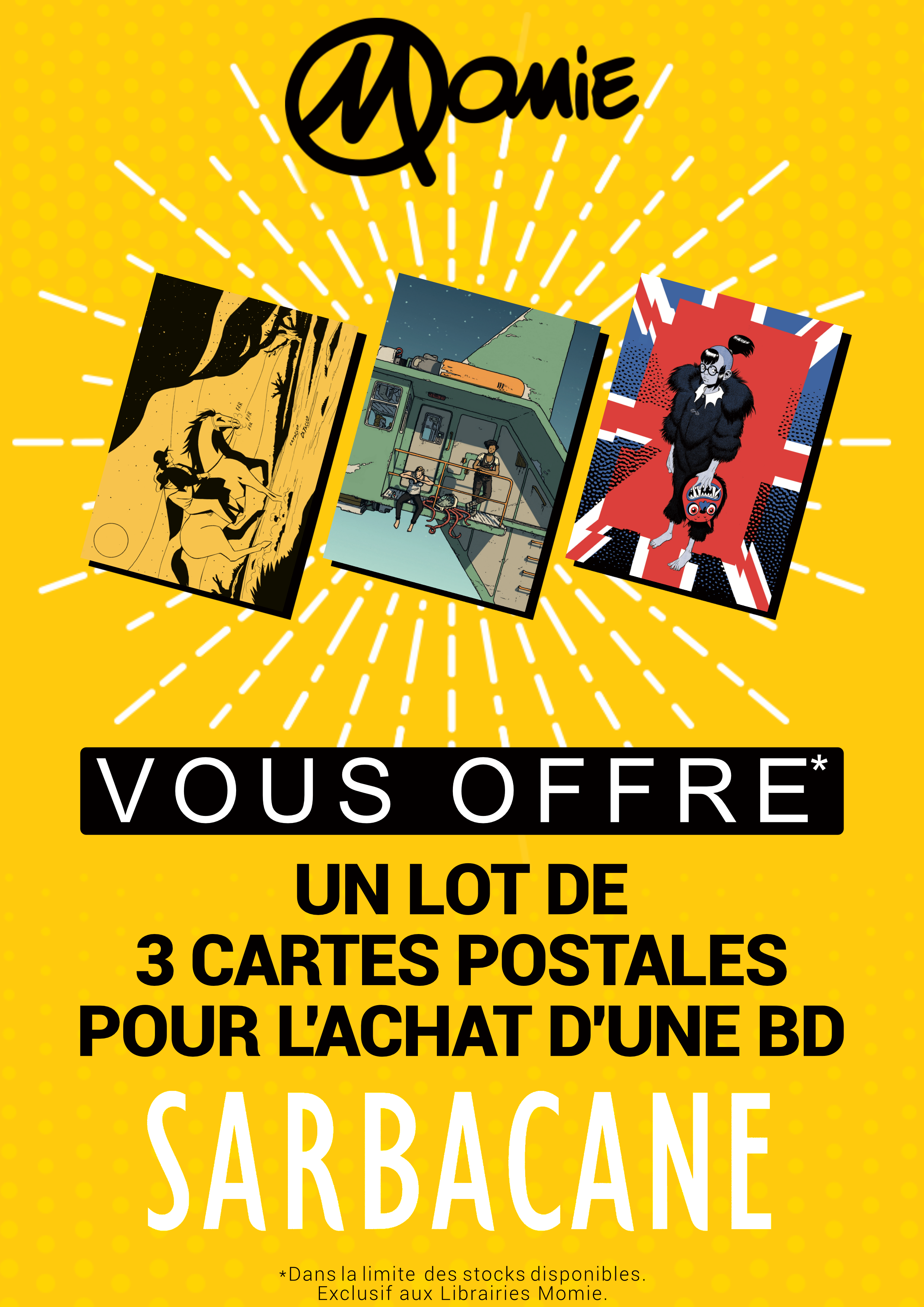 Lot de cartes postales – Sarbacane – 15/07/25