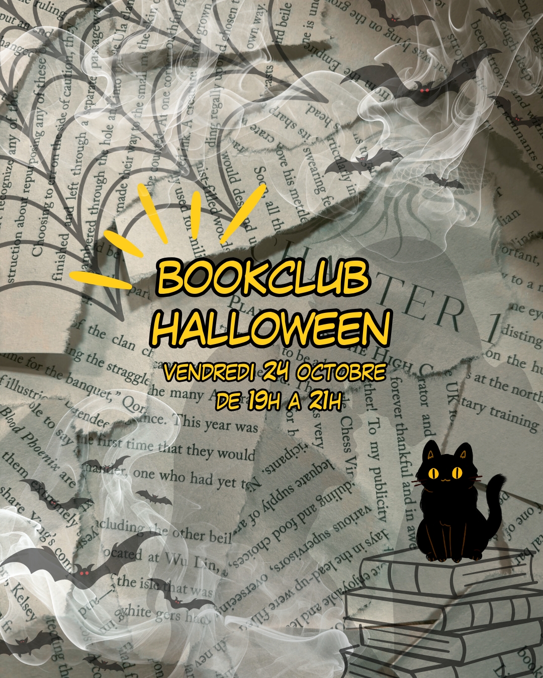 Événement – Bookclub Halloween – 24/10/2025
