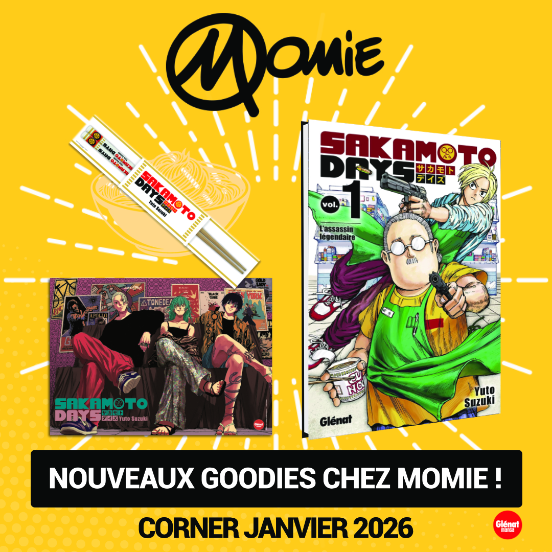 Corner/Poster/Baguettes – Sakamoto Days – Janvier 2026