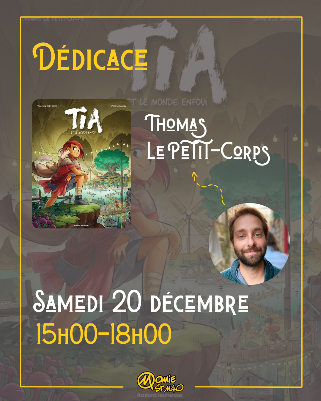 Dédicace Momie St Malo – Thomas Le Petit-Corps – 20/12/25