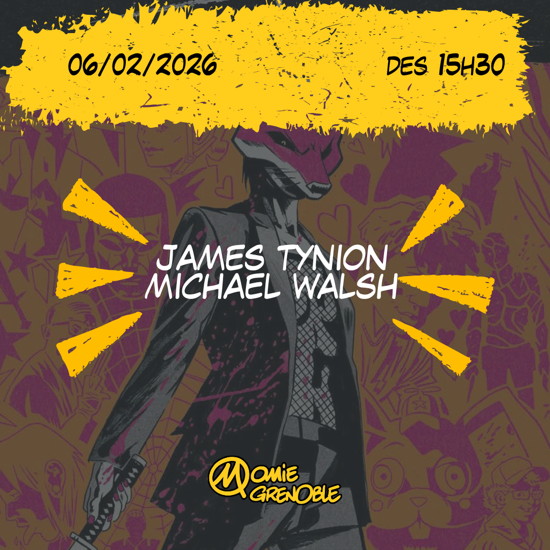 Dédicace à Momie BD Grenoble – Michael Walsh et James Tynion IV – 06/02/2026