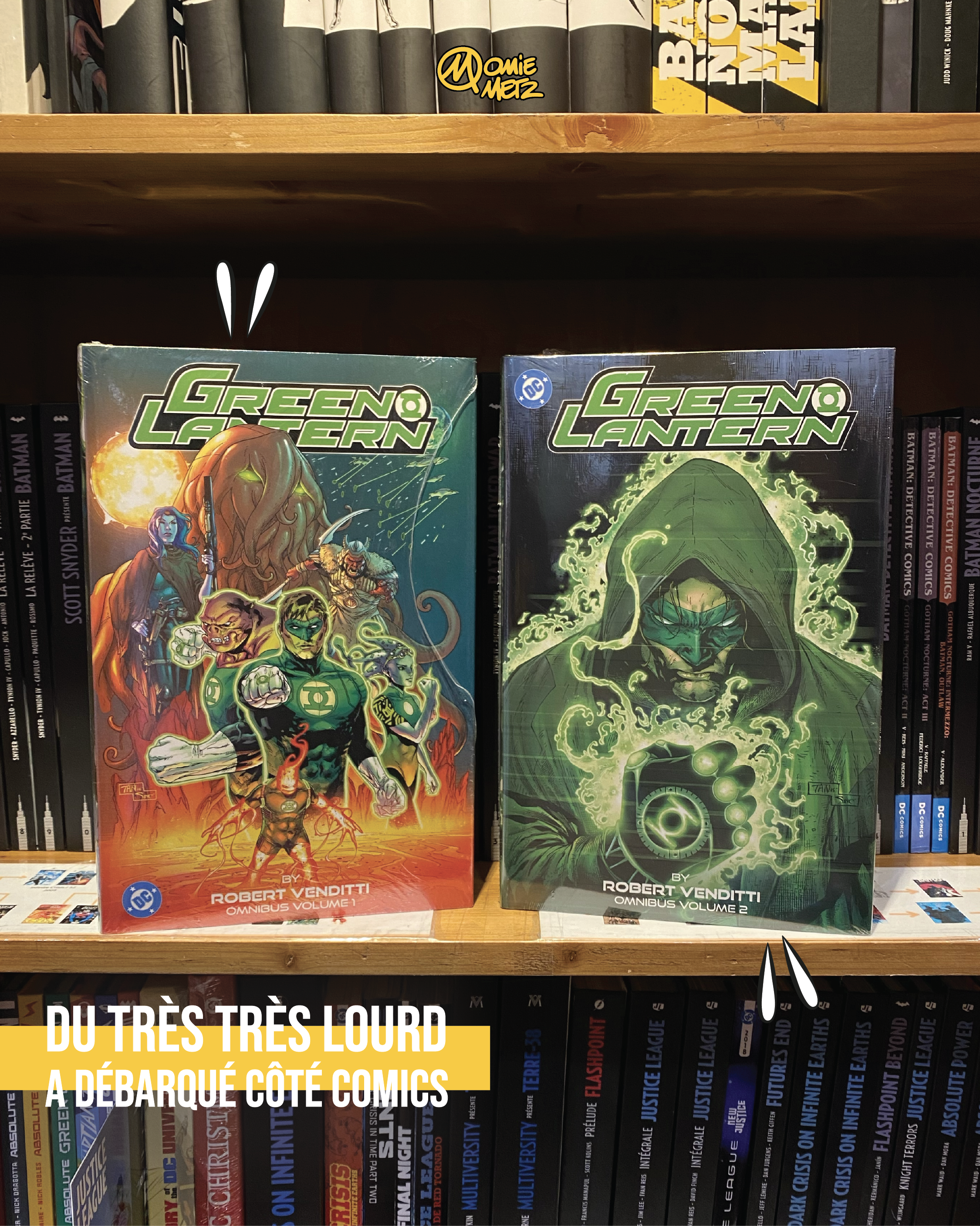 GREEN LANTERN en OMNIBUS VO c&rsquo;est chez Momie Metz