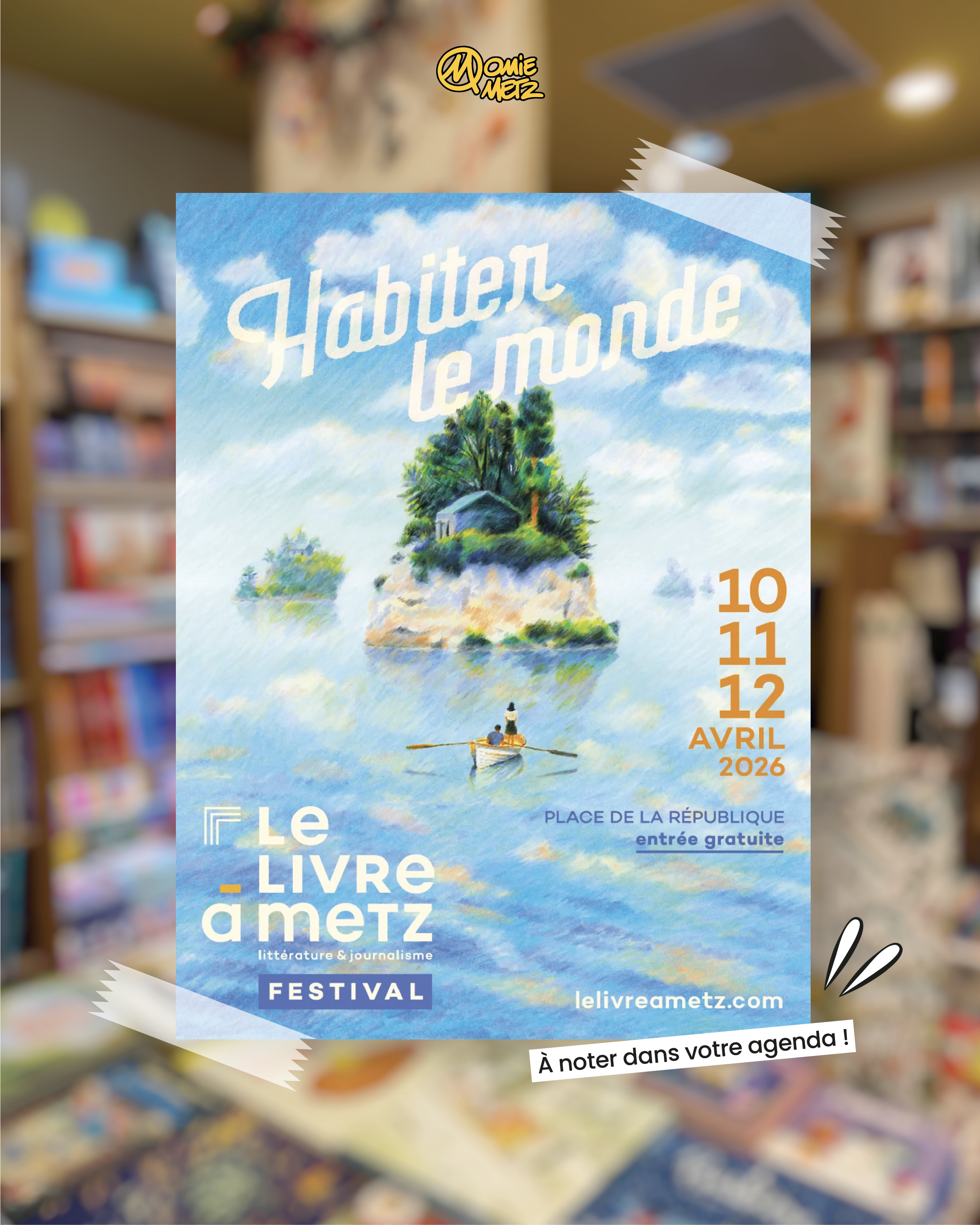Festival du LIVRE À METZ – Momie Metz 04/26
