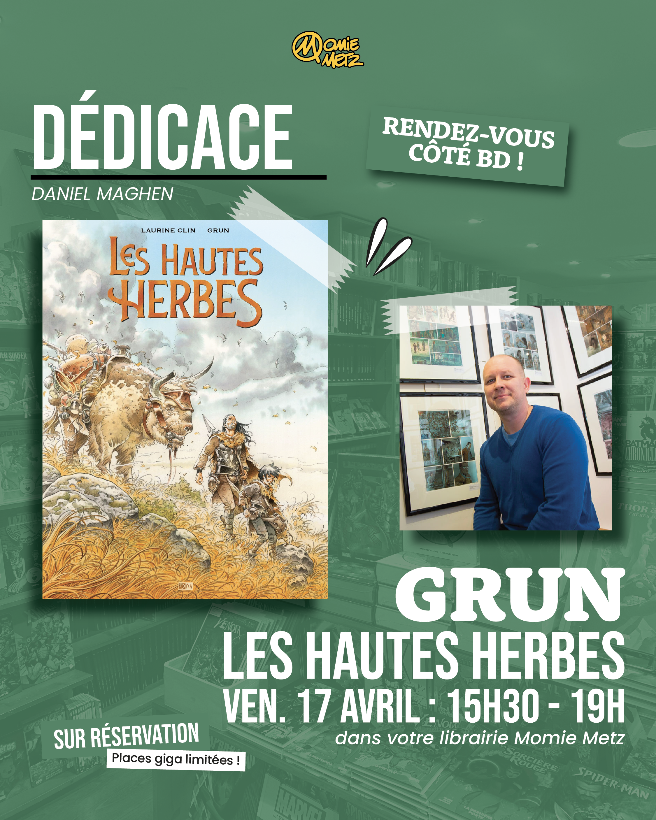 Dédicace Momie METZ – GRUN – 17/04/26