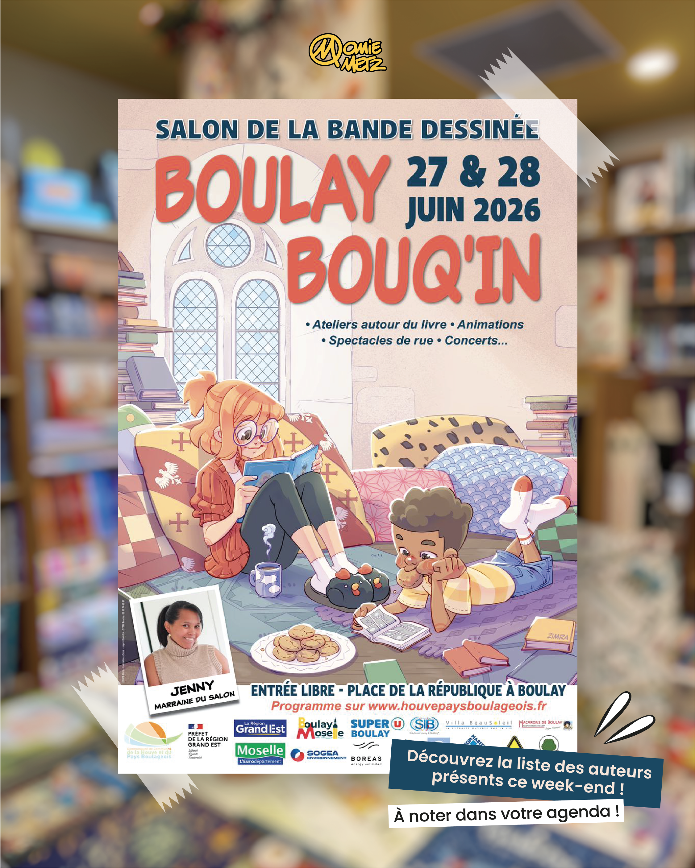Festival de la BD BOULAY BOUQ&rsquo;IN – Momie Metz 06/26