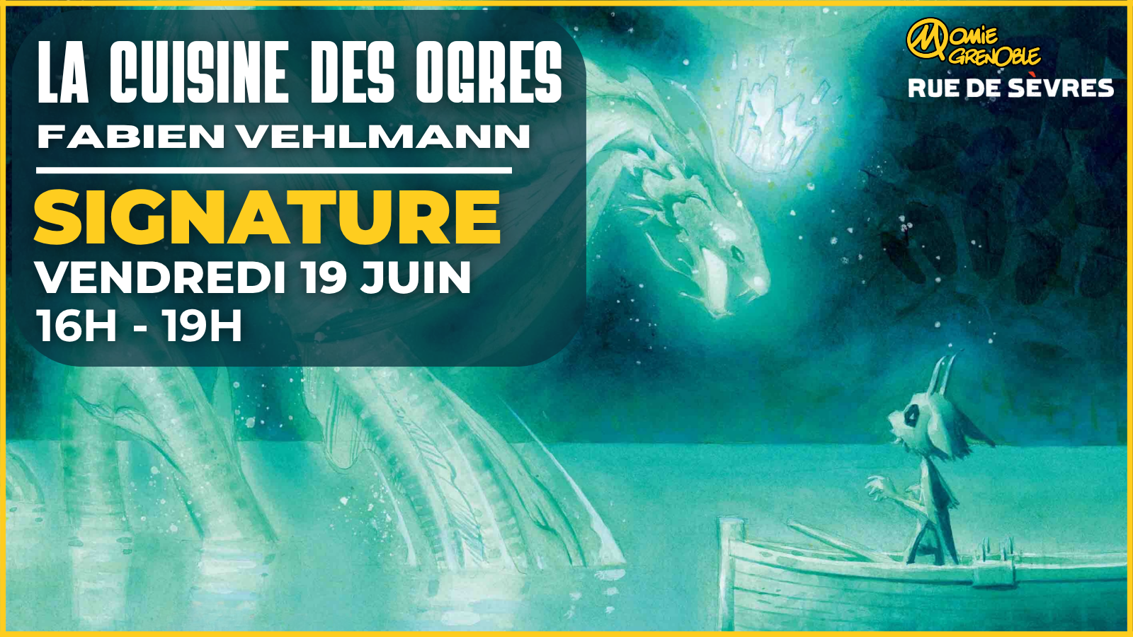 Dédicace à Momie Grenoble – Fabien Vehlmann – 19/06/2026