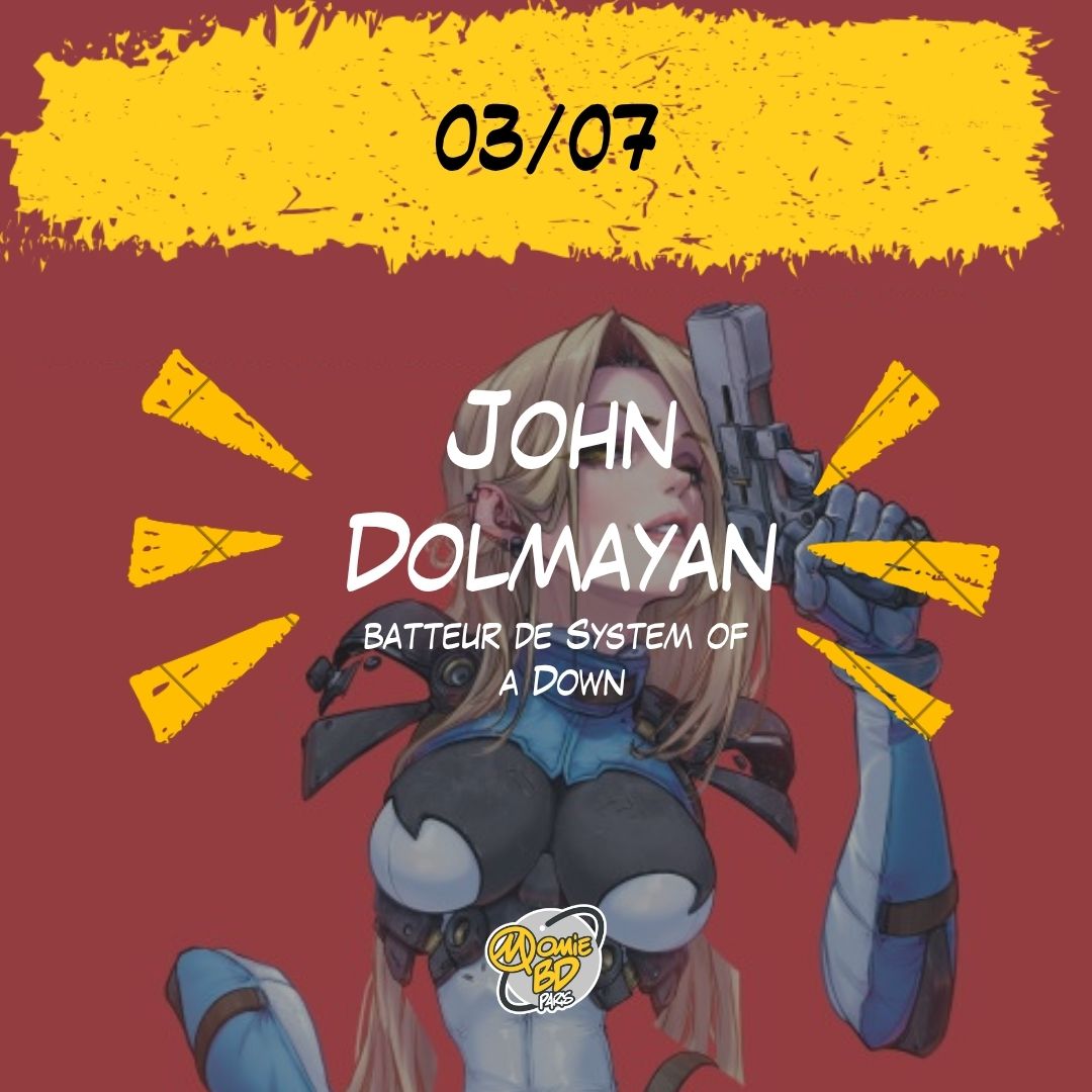 John Dolmayan en dédicace chez Album Comics !