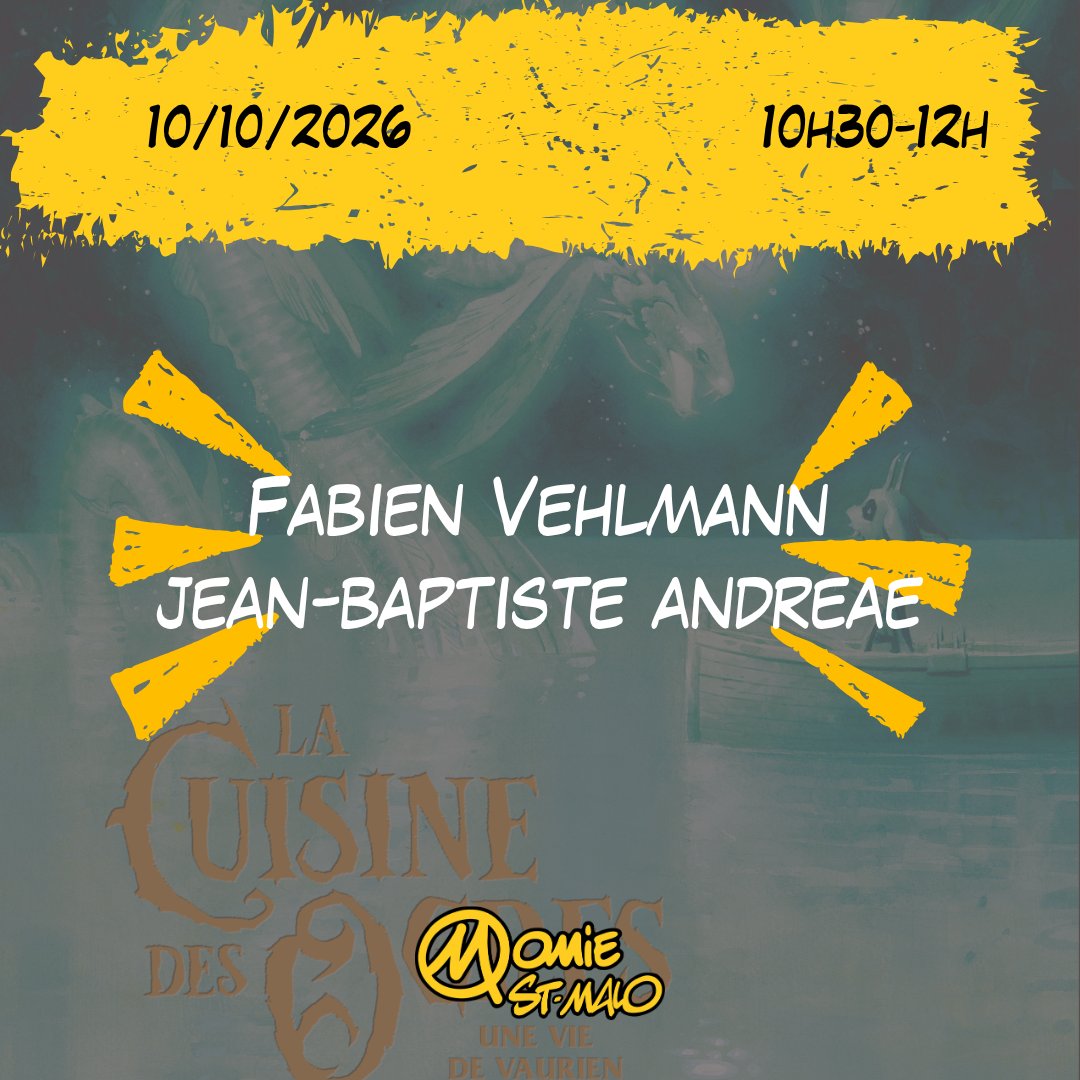Dédicace Momie St Malo – Vehlmann/Andreae – 10/10/26