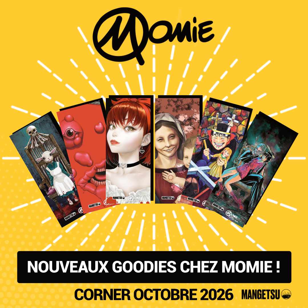Corner/marque-pages – Mangetsu Horreur – Octobre 2026